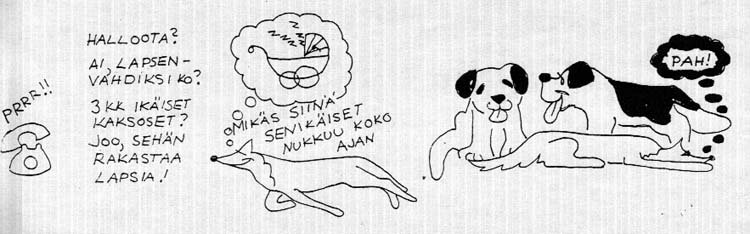 Yleisesti ottaen siperianhuskyt pit�v�t niin ihmis- kuin my�s koiralapsista